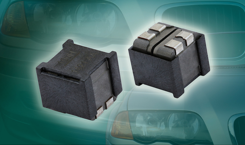 Vishay's dual inductor saves space, offers high temperature range for Class D amplifiers